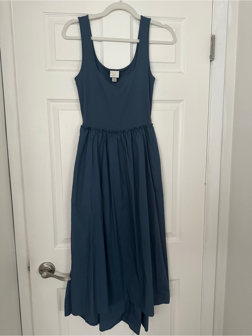 A New Day - Women’s Sleeveless Scoop Neck Midi Dress in Blue